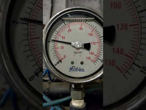 Wind jet nozzle testing with water pressure