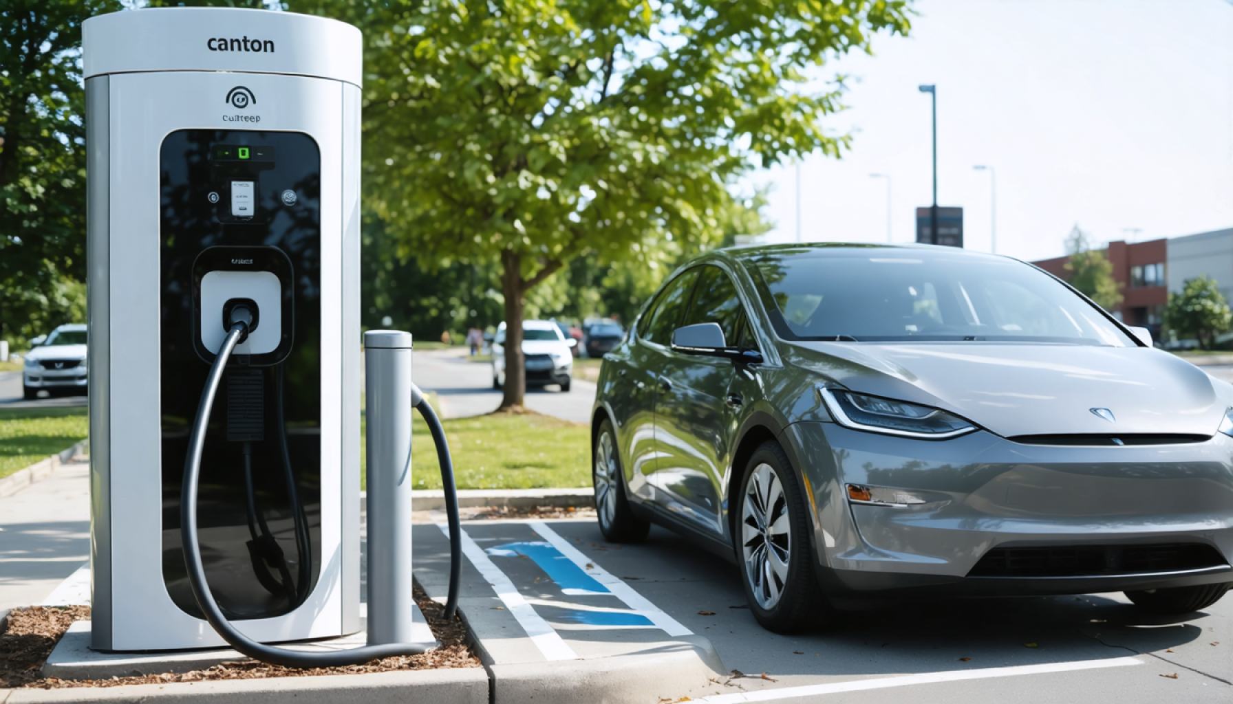 Canton Energizes the Future: City’s First EV Charging Station Sparks Excitement